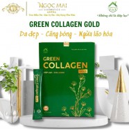 Thực Phẩm Bảo Vệ Sức Khỏe Diệp Lục Collagen Gold Green Collagen (10 gói) Chính Hãng, Ngăn Ngừa Lão Hóa, Giúp Tóc Chắc Khỏe